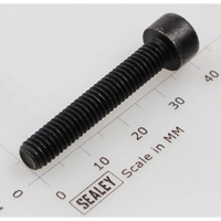 Sealey Socket head cap screw m6x35 black SCB635.SB