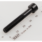 Sealey Socket head cap screw m6x40 black SCB640.SB
