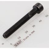 Sealey Socket head cap screw m6x45 black SCB645.SB