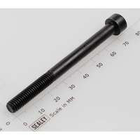 Sealey Socket head cap screw m6x70 black SCB670.SB