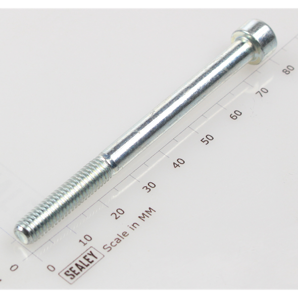 Sealey Socket cap bolt zinc m6x75