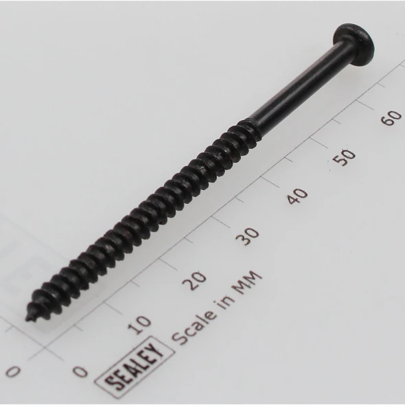 Sealey Rd head s/t screw m4x65 black