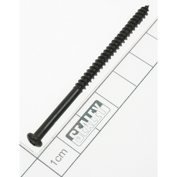 Sealey Rd head s/t screw m4 x 65 black
