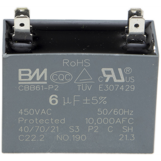Sealey Capacitor 6uF 450VAC
