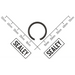 Sealey C-Ring 18 x 2mm