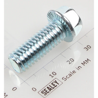 Sealey Hex head flange bolt m10x25 single SFS1025.S