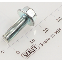 Sealey Hex Head Flange Bolt M5 X 16 Zinc SFS516.S