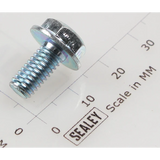 Sealey Hex head flange bolt m6x12 single SFS612.S