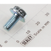 Sealey Hex head flange bolt m6x12 single