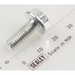 Sealey Hex Head Flange Bolt M6 X 16 Zinc
