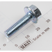 Sealey Hex head flange bolt m6x22 single
