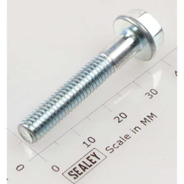 Sealey Hex head flange bolt m6x35 single