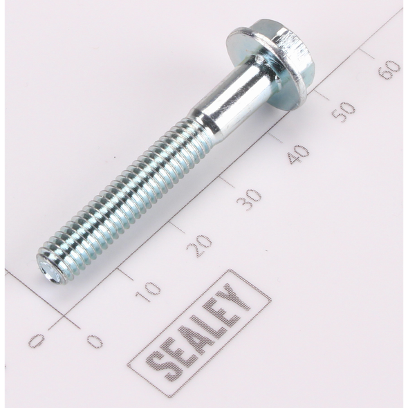 Sealey Hex head flange bolt m6x40 single