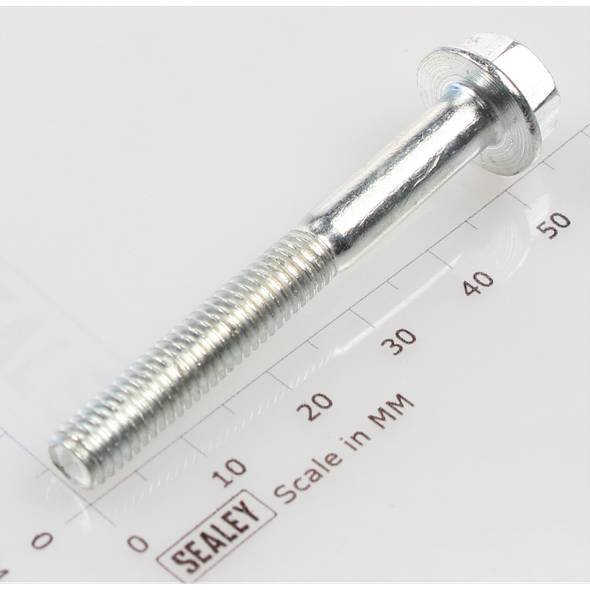Sealey Hex head flange bolt m6x50 single