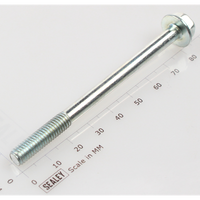 Sealey Hex head flange bolt m6x80 single SFS680.S