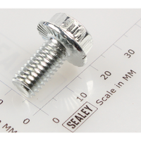 Sealey Hex head flange bolt m8x16 single SFS816.S