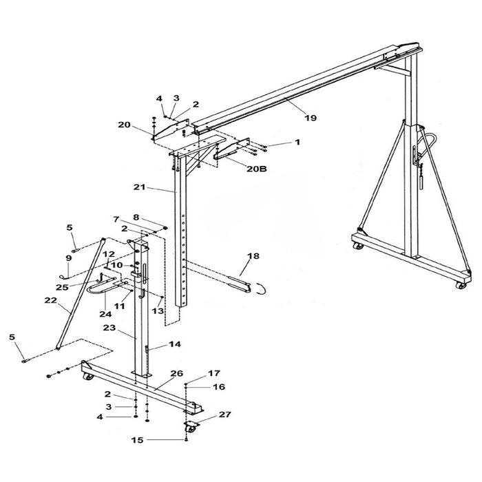Sealey Outer vertical post