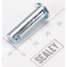 Sealey Handle socket pin