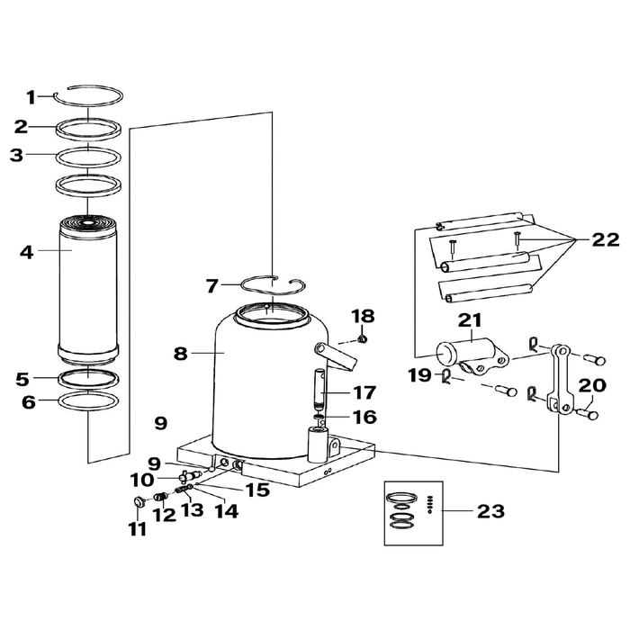 Sealey Roundwire snap ring