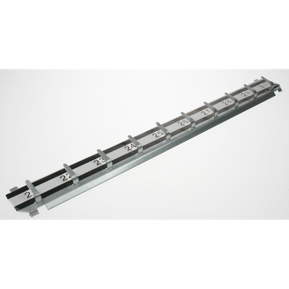 Sealey Numbered bars 10 hooks (21-30) 'black'