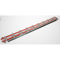 Sealey Numbered bars 10 hooks (61-70) 'red'