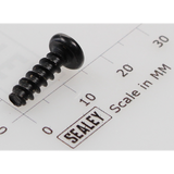Sealey Rd head s/t screw m4x12 black SM1300.78
