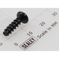 Sealey Rd head s/t screw m4x12 black