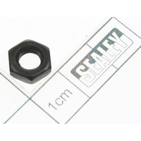 Sealey M6 half nut black SM2503.008