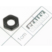 Sealey M6 half nut black