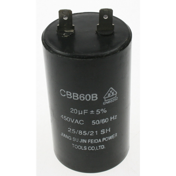 Sealey Capacitor 20uf cbb06 450ac 50/60hz 75x40