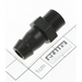 Sealey Pipe fitting (1/4"p x 5/16)