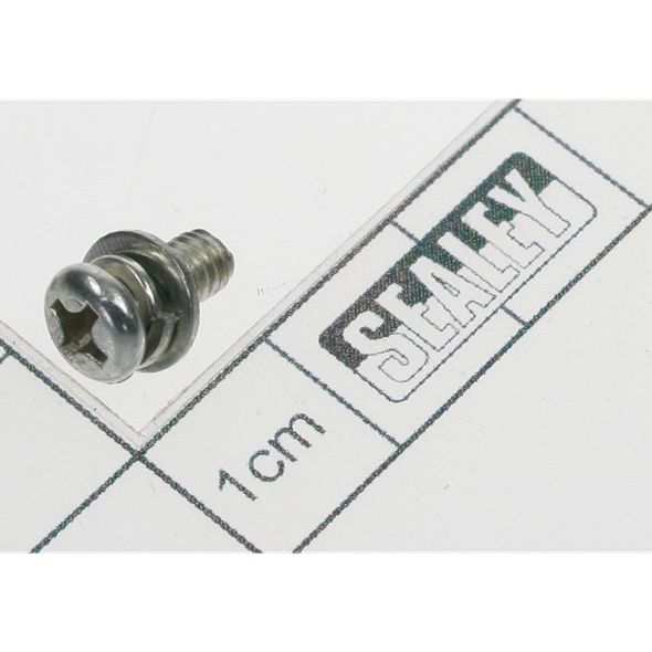 Sealey Philips screw (m4*8) (c/w spring washer & washer)