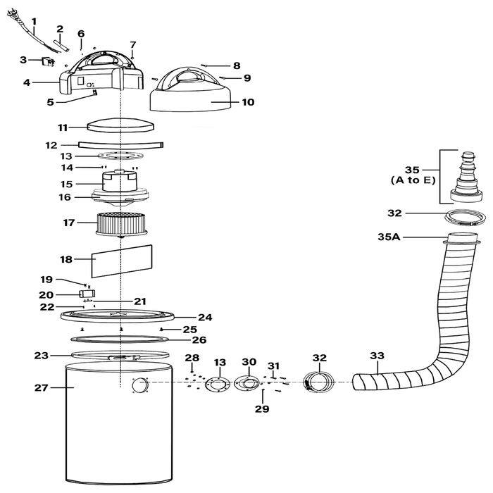 Sealey Suction Hose Clamp