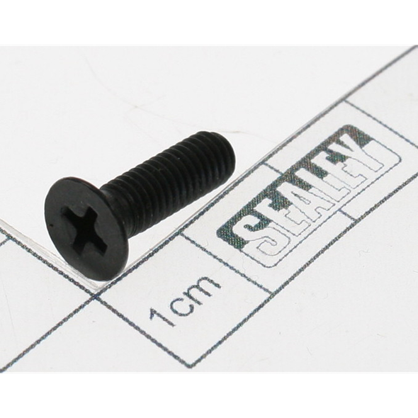 Sealey Csk screw m5x16 black l/h thread