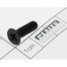 Sealey Csk screw m5x16 black l/h thread