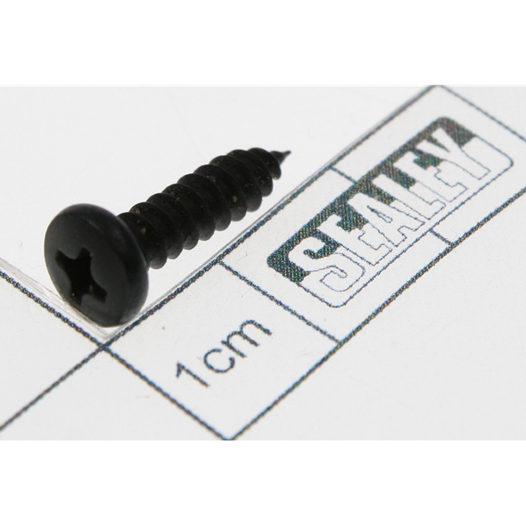 Sealey Rd head s/t screw m4x16 black