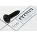 Sealey Rd head s/t screw m4x16 black