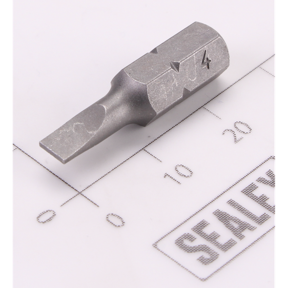 Sealey 1/4"Dr JIS Slotted Bit 4mm