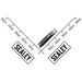 Sealey Slotted Bit SL5 x 25mm (Lock-On)