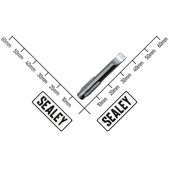 Sealey Slotted Bit SL5 x 36mm (Lock-On)