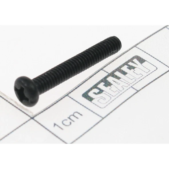 Sealey Rd head s/t screw m3.8 x 12 black