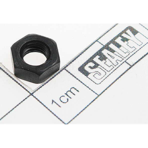 Sealey Steel Nut M6 Black