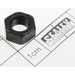 Sealey Steel nut m8 black (single)