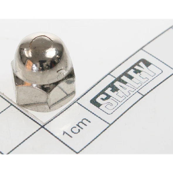 Sealey Steel nut m8 domed (single)