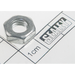 Sealey Steel nut m8 zinc din934 (single)