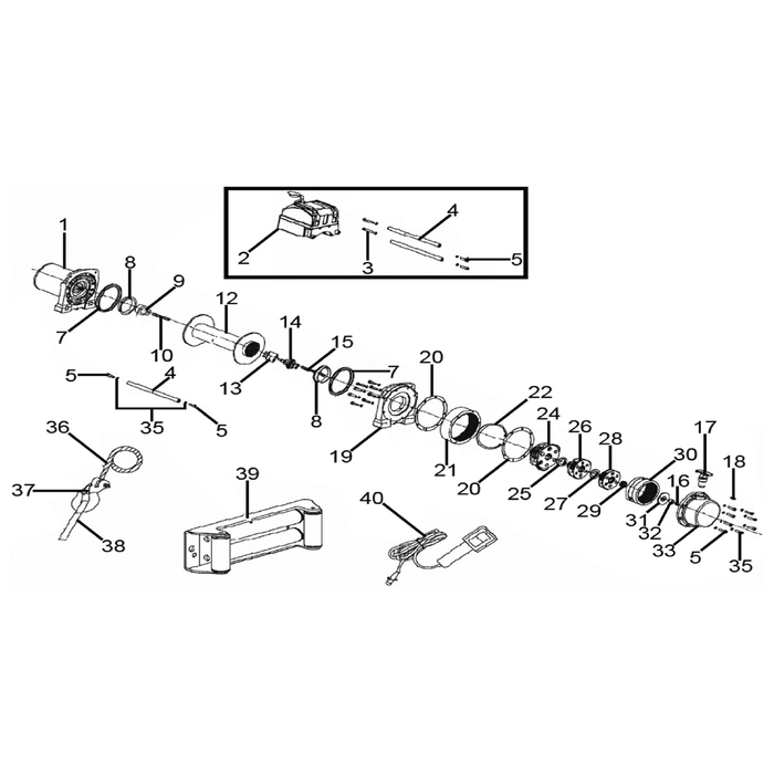 Sealey Stage planetary gear ass'y (1st)