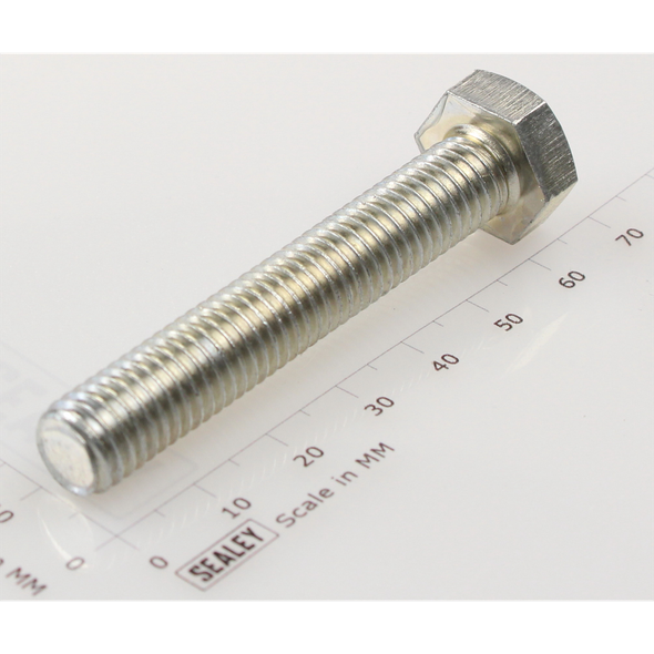 Sealey Hex Head Set Screw M10 X 60 Zinc