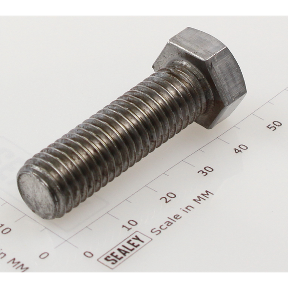 Sealey Hex Head Set Screw M12 X 40 Zinc