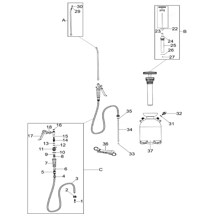 Sealey Reservoir tank (8ltr)