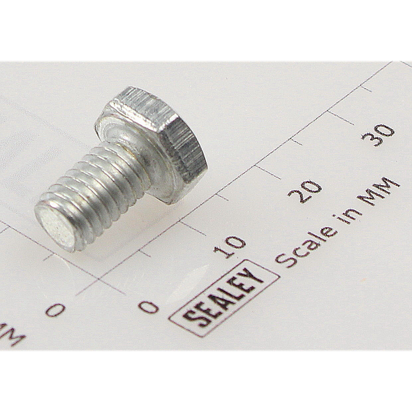 Sealey Hex Head Set Screw M6 X 10 Zinc